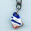 Fordite Keychain - 23.06mm x 17.2mm x 8.75mm          (2728)