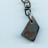 Fordite Keychain - 23.06mm x 17.2mm x 8.75mm          (2728) - Image 2