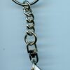 Fordite Keychain - 32.98mm x 30.26mm x 5.86mm          (2740) - Image 4