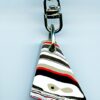 Fordite Keychain - 27.04mm x 25.85mm x 6.73mm          (2744)