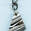 Fordite Keychain - 27.04mm x 25.85mm x 6.73mm          (2744) - Image 2