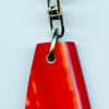 Fordite Keychain - 33.03mm x 26.25mm x 7.9mm          (2747) - Image 2