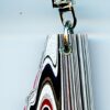 Fordite Keychain - 36.67mm x 29.05mm x 6.36mm          (2752)