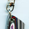 Fordite Keychain - 24.36mm x 21.07mm x 6.52mm          (2754) - Image 2