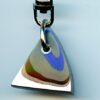 Fordite Keychain - 28.44mm x 21.92mm x 6.9mm          (2755) - Image 2