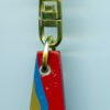Fordite Keychain - Premium Fordite - 29.49mm x 13.24mm x 8.04mm          (2758) - Image 2