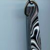 Fordite Keychain - 49.77mm x 26.63mm x 3.43mm          (2763)