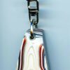 Fordite Keychain - 27.85mm x 18.94mm x 8.64mm          (2764)