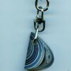 Fordite Keychain - 27.6mm x 18.85mm x 18mm          (2772)