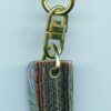 Fordite Keychain - Corvette Fordite - 24.1mm x 14.79mm x 11.05mm          (2774) - Image 3