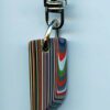 Fordite Keychain - 30.97mm x 12.91mm x 9.03mm          (2782)