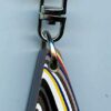Fordite Keychain - 24.37mm x 14.79mm x 10.52mm          (2793)
