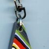 Fordite Keychain - 24.37mm x 14.79mm x 10.52mm          (2793) - Image 2