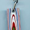 Fordite Keychain - 40.53mm x 16.82mm x 4.04mm          (2795)
