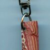 Fordite Keychain - Fire Truck - 27.42mm x 11.49mm x 6.7mm          (2798) - Image 2