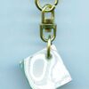 Fordite Keychain - Premium Fordite - 21.22mm x 20.03mm x 4.11mm          (2811) - Image 2