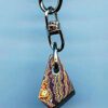 Fordite Keychain - Corvette Fordite - 17.19mm x 13.46mm x 8.72mm          (2817) - Image 2