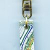 Fordite Keychain - Premium Fordite - 28.44mm x 12.13mm x 7.06mm          (2818)