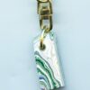 Fordite Keychain - Premium Fordite - 28.44mm x 12.13mm x 7.06mm          (2818) - Image 2