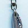 Fordite Keychain - 35.51mm x 15.15mm x 7.62mm          (2828) - Image 2