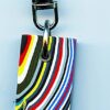 Fordite Keychain - 35.06mm x 17.92mm x 5.74mm          (2831)