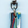 Fordite Keychain - 35.54mm x 13.23mm x 4.77mm          (2834) - Image 2