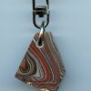 Fordite Keychain - From Late 70's to Mid 80's - 30.01mm x 11.35mm x 6.12mm          (2842) - Image 2