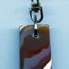 Fordite Keychain - 41.93mm x 19.72mm x 6.67mm          (2845)