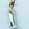 Fordite Keychain - Premium Fordite - 32.3mm x 10.71mm x 6.09mm          (2847) - Image 2