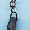 Fordite Keychain - 28.39mm x 15.35mm x 5.55mm          (2848) - Image 3