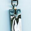 Fordite Keychain - 41.08mm x 13.6mm x 6.66mm          (2853)