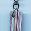 Fordite Keychain - Premium Fordite - 28.6mm x 16.36mm x 7.21mm          (2856)
