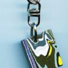 Fordite Keychain - 26.37mm x 21.01mm x 6.89mm          (2859) - Image 2