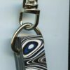 Fordite Keychain - Harley Davidson - 23.14mm x 9.64mm x 9.25mm          (2861) - Image 2