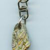 Fordite Keychain - From Late 70's to Mid 80's - 25.64mm x 16.61mm x 7.04mm          (2864)