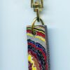 Fordite Keychain - Corvette Fordite - 36.02mm x 15.75mm x 3.58mm          (2866) - Image 2