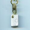 Fordite Keychain - Premium Fordite - 21.19mm x 12.3mm x 10.1mm          (2871) - Image 3