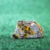 Finished Piece of Fordite -  From Late 70's to Mid 80's - 26.21mm x 21.03mm x 7.87mm          (2885)