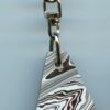 Fordite Keychain - 29.68mm x 17.14mm x 4.58mm          (2895)