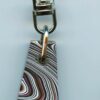Fordite Keychain - 31.85mm x 16.12mm x 9.41mm          (2896) - Image 4