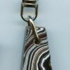 Fordite Keychain - 31.85mm x 16.12mm x 9.41mm          (2896)