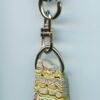 Fordite Keychain - From Late 70's to Mid 80's - 17.38mm x 13mm x 10.15mm          (2898) - Image 4