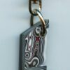 Fordite Keychain - 42.21mm x 12.9mm x 6.46mm          (2902) - Image 4