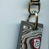 Fordite Keychain - 33.5mm x 17.51mm x 4.1mm          (2906) - Image 4