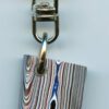 Fordite Keychain - 24.98mm x 19.77mm x 7.07mm          (2908) - Image 4