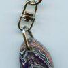 Fordite Keychain - 31.75mm x 19.09mm x 4.31mm          (2912) - Image 4