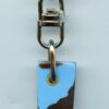 Fordite Keychain - Premium Fordite - 21.06mm x 12.44mm x 7.2mm          (2914) - Image 2