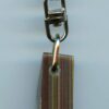 Fordite Keychain - Corvette Fordite - 22.86mm x 12.07mm x 6.05mm          (2915) - Image 2