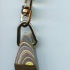 Fordite Keychain - Corvette Fordite - 21.41mm x 7.58mm x 7.39mm          (2917) - Image 4