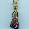Fordite Keychain - Corvette Fordite - 22.48mm x 14.95mm x 11.65mm          (2930) - Image 3